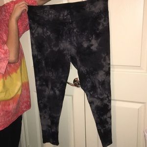 Dark tye dye calvin klein leggings